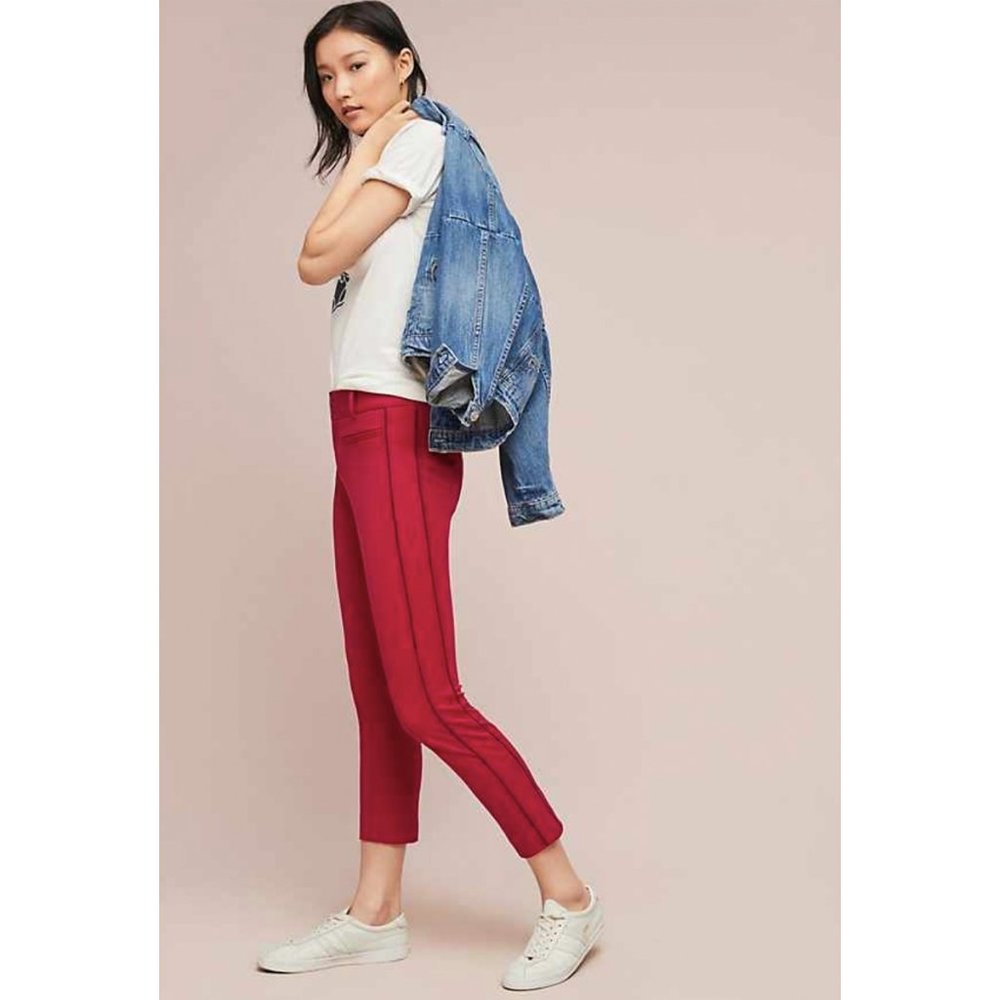 Anthropologie The Essential Slim Trousers Pants